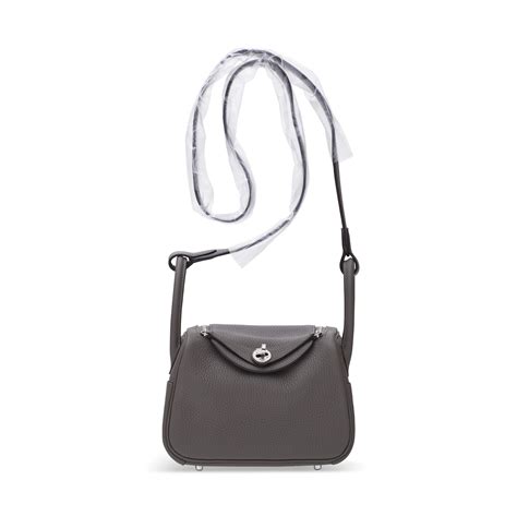 hermes etain lindy|Hermès Etain Clémence Lindy Mini Palladium Hardware .